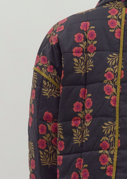 Medium Weight Floral Quilted Jacket