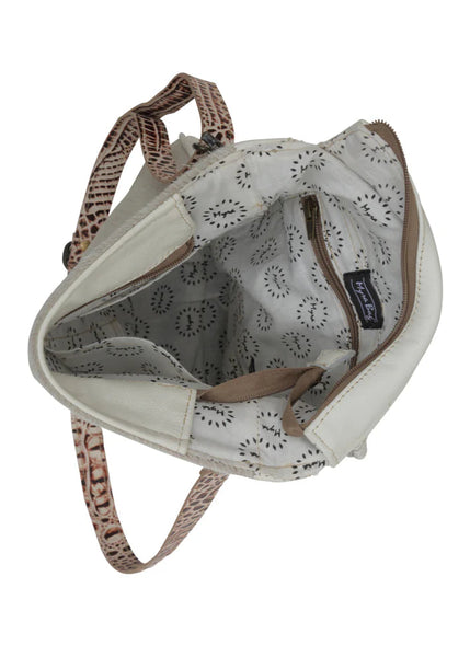 Smokey Aztec Leather & Hairon Crossboy Bag