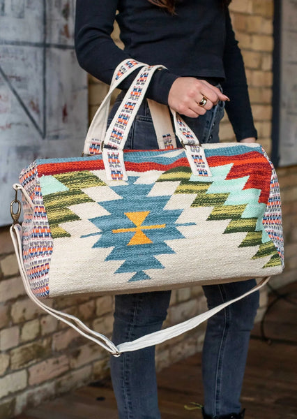 Mountain Vibes Aztec Inspired Tote Bag