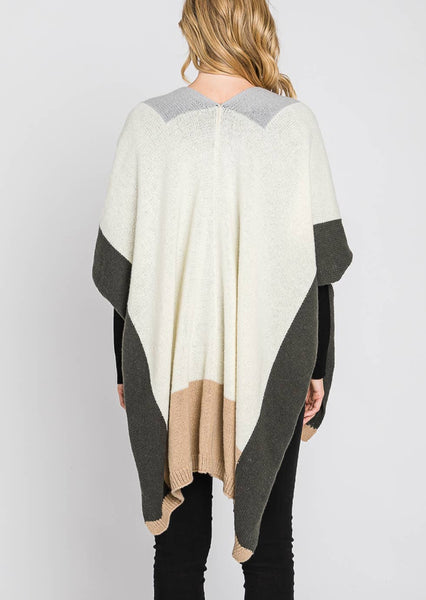 Soft and Cozy Color Blocked Wrap