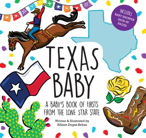 Texas Baby~ Baby's Book of Firsts from The Lone Star State