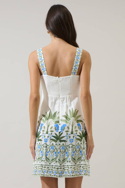 Hawaiian Vibes Floral Mini Dress