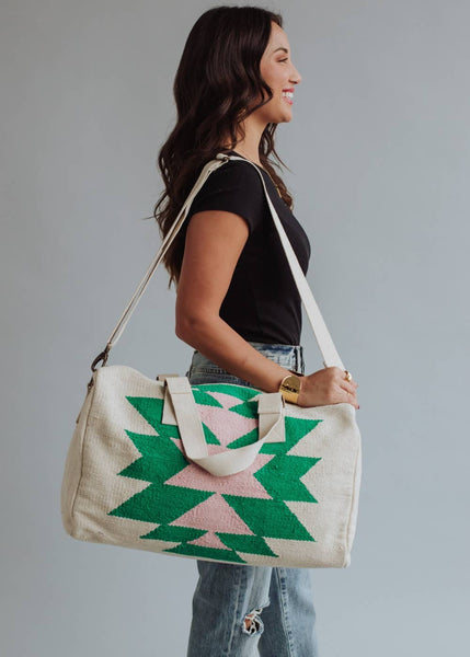 A Little Preppy Aztec Duffle
