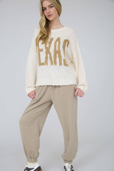 Texas Knit Pullover Sweater
