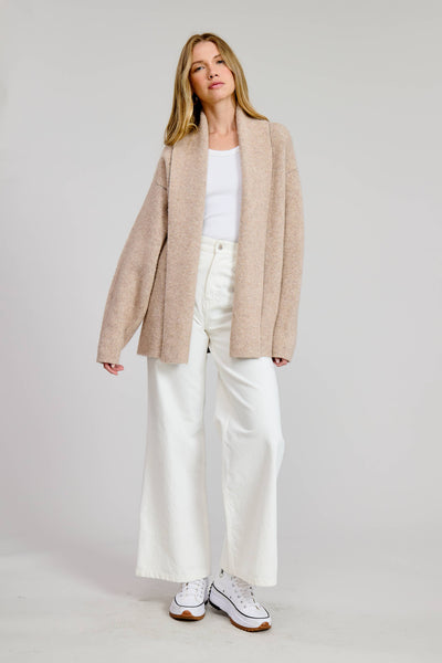 Puppy Jacquard Sweater Cardigan : One Size