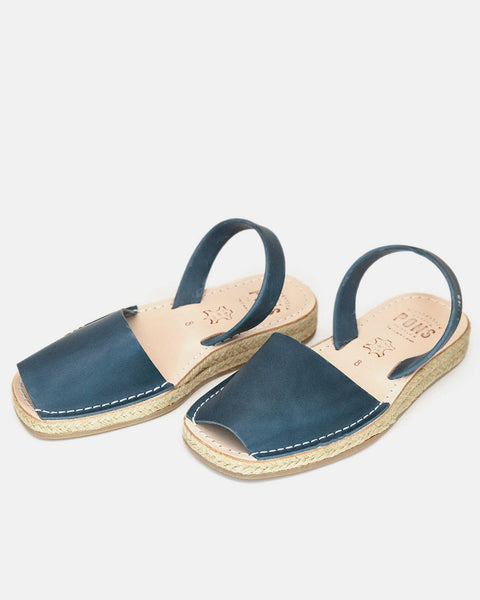 Pons Shoes - Classic Espadrille French Blue: 9