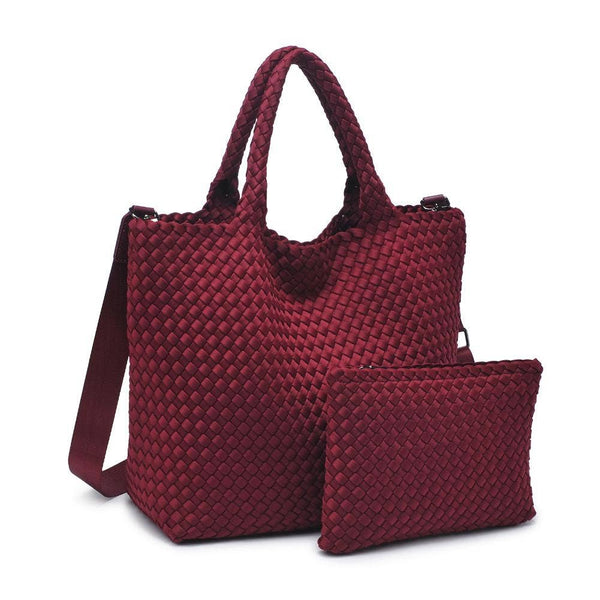 Sol and Selene Sky's The Limit - Medium Tote Bag in Wine