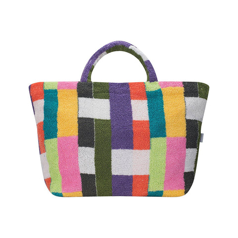 Terry Cloth Colorful Beach Bag