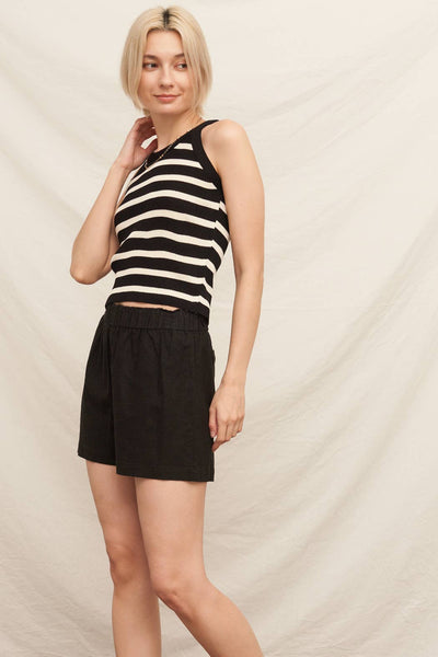 Striped Ribbed Knit Tank ~FINAL SALE