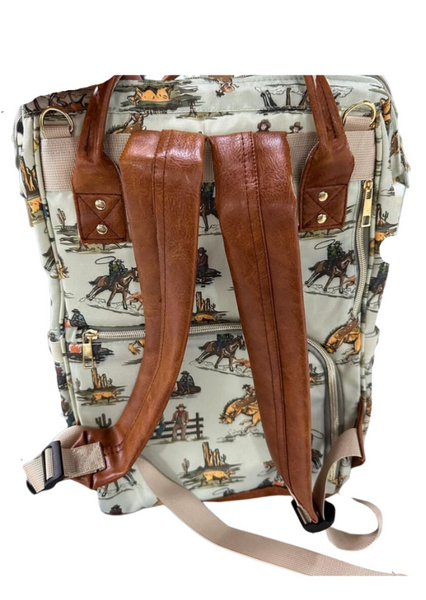 Tales of the Old West Diaper Bag Backpack