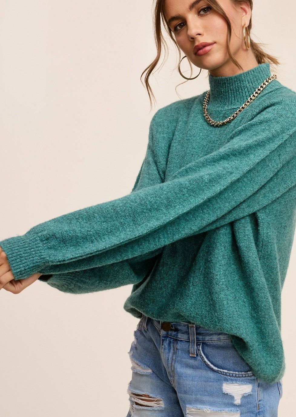 Cozy Mock Neck Sweater