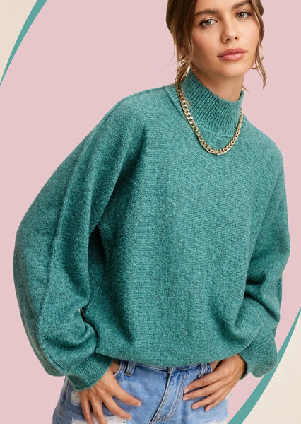 Cozy Mock Neck Sweater