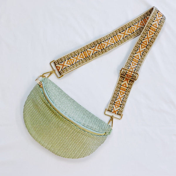Bahama Breeze Woven Sling Bag