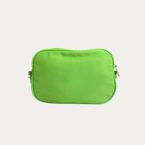 Natalia Nylon Crossbody: ORANGE