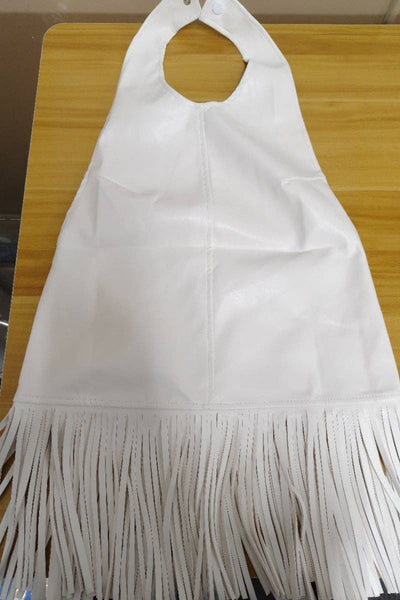 Fringe Hem Sleeveless Tank: WINE / L