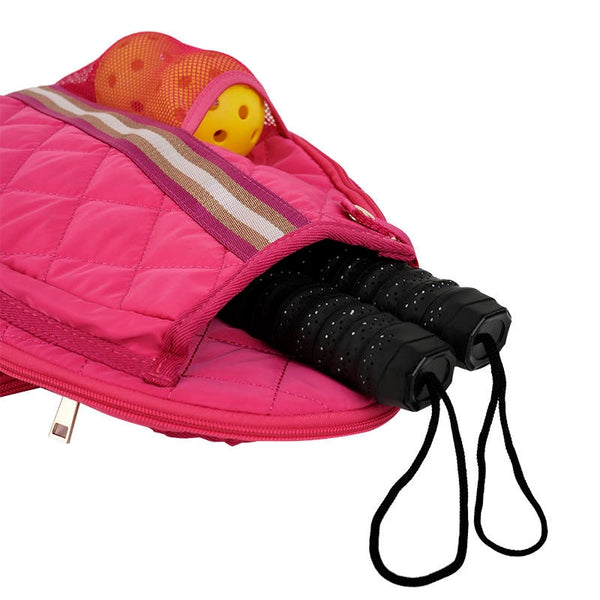 Pretty Hot Pink Pickle Ball Sling Bag