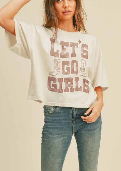 Let's Go Girls Western 100% Cotton Tee