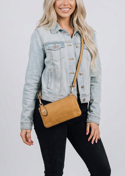 Kendall Twist Lock Crossbody/Wristlet Bag