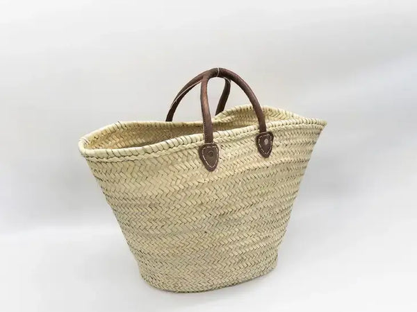 French Straw Shopping Tote Bag