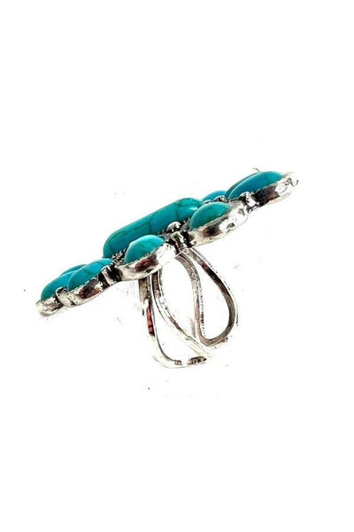 Western Blossom Cuff Ring
