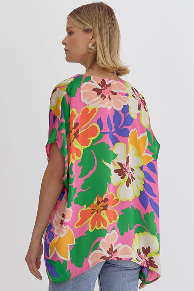 Bright and Cheery Floral Top