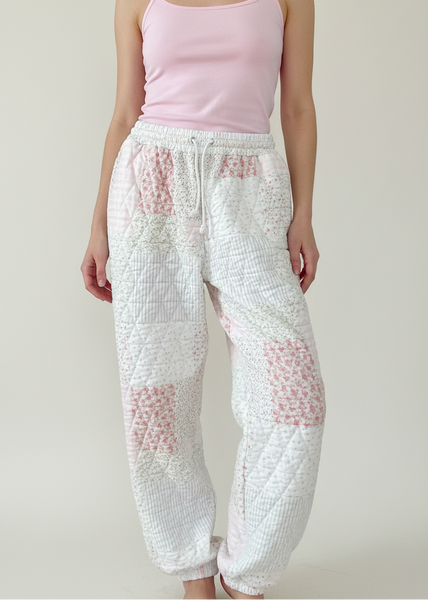 Oh So Comfy Quilted Pastel Joggers