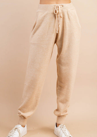 Cozy Knit Joggers Sweat Pants~FINAL SALE