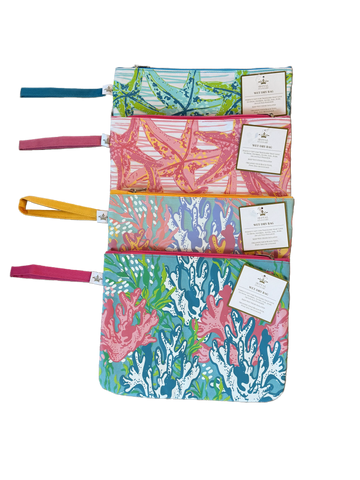 Coral Reef Wet Dry Clutch Bag for Beach/Pool