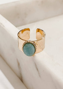 Ocean Eyes Ring 18K Gold Plated