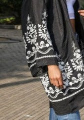 Floral Embroidered Lightweight Kimono ~FINAL SALE