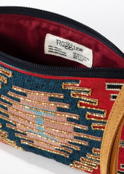 Aztec Print Clutch and Wristlet
