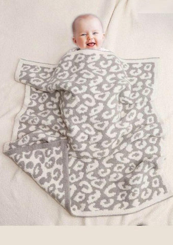 Soft & Cozy Leopard Print Baby Blanket