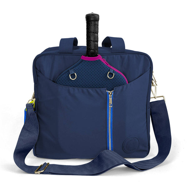 Pickleball Bag – 3-in-1 Tote, Crossbody, Backpack sport gift: Navy