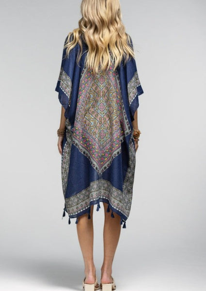 Boho Vibes Ethnic Motif Kimono ~ FINAL SALE