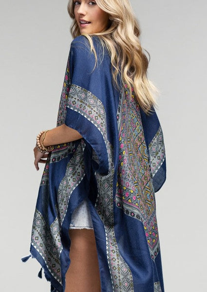 Boho Vibes Ethnic Motif Kimono ~ FINAL SALE