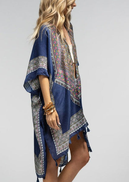 Boho Vibes Ethnic Motif Kimono ~ FINAL SALE