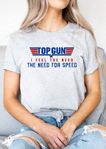 Top Gun "I Feel The Need The Need For Speed" T-shirt Unisex