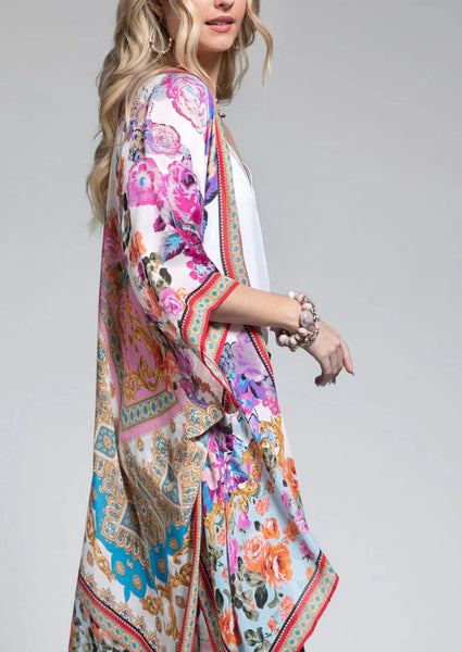 Ajouré Floral Kimono ~ FINAL SALE