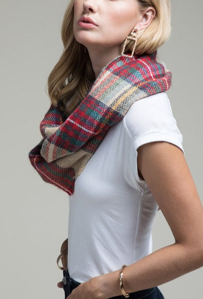 Perfectly Plaid Infinity Scarf ~ FINAL SALE