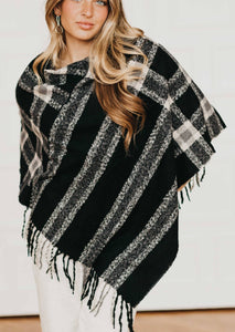 Reese Fringe Shawl/Poncho