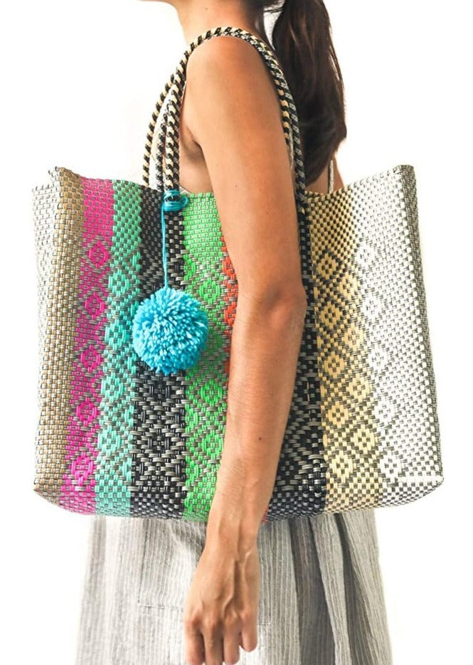 Maya Woven Super Tote Bag