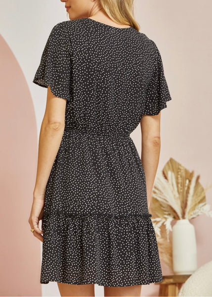 The Classic Black Polka Dot Dress