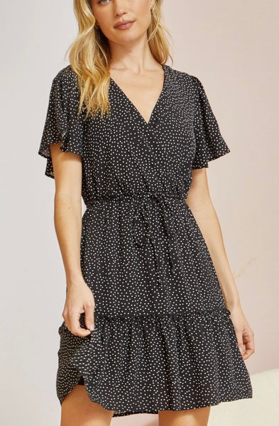 The Classic Black Polka Dot Dress