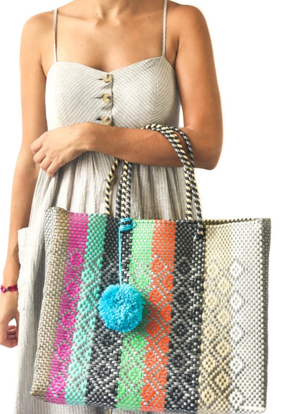 Maya Woven Super Tote Bag