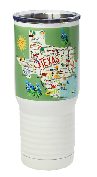 Texas 20-oz. Stainless Steel Tumbler