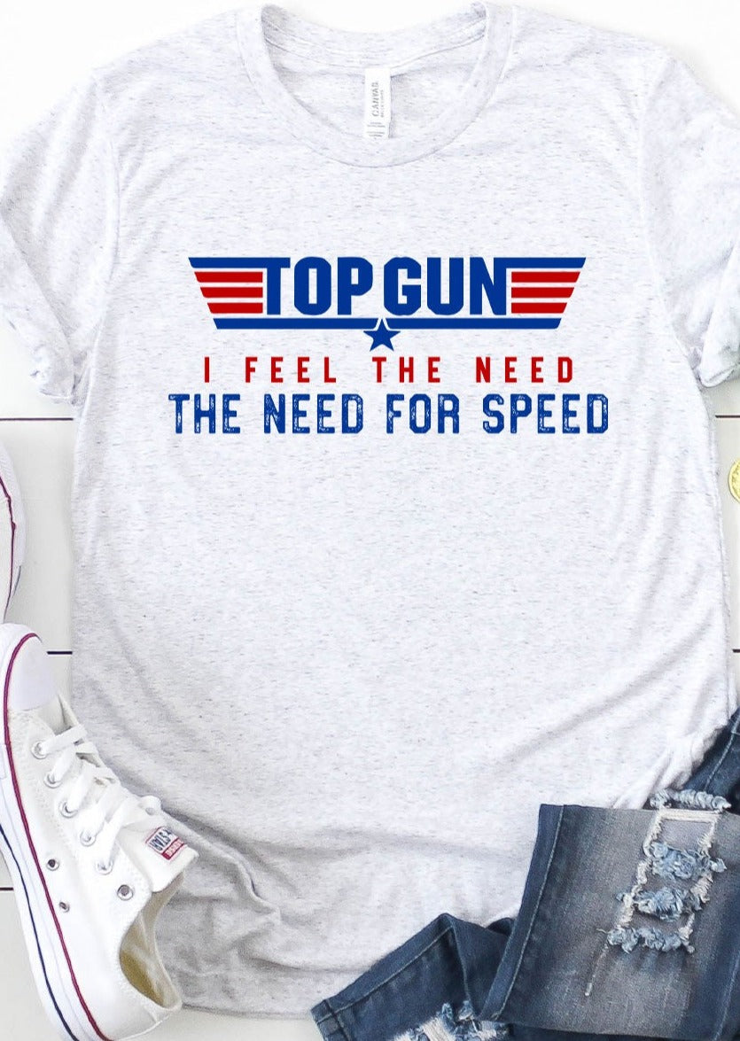 Top Gun I Feel The Need For Speed T-shirt Unisex Plus Size