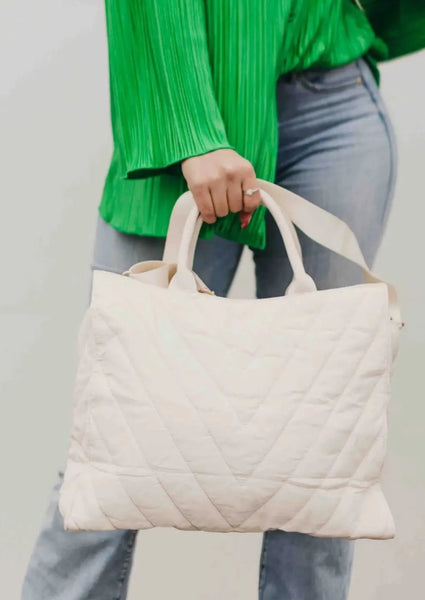 Taylor Falls Quilted Tote Bag