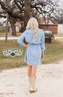 Denim dress