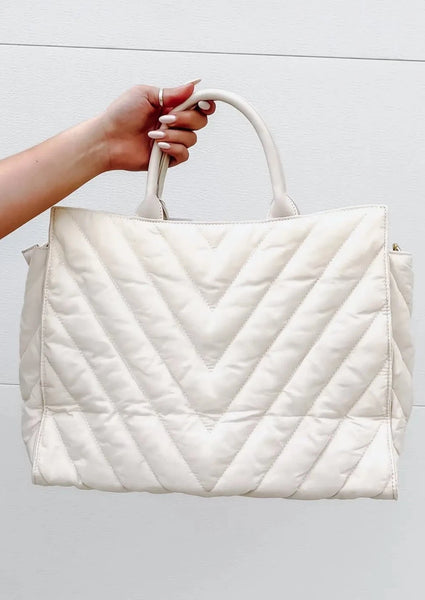 Taylor Falls Quilted Tote Bag