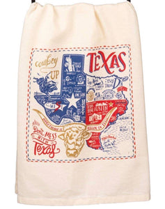 Texas Housewarming Gift Dish Towel